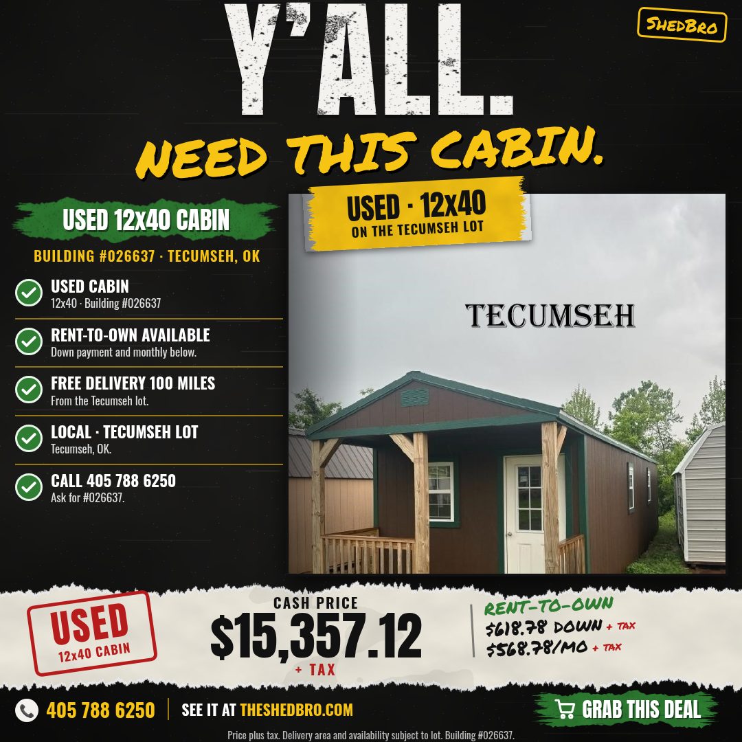 Cabin 12x40 · #026637
