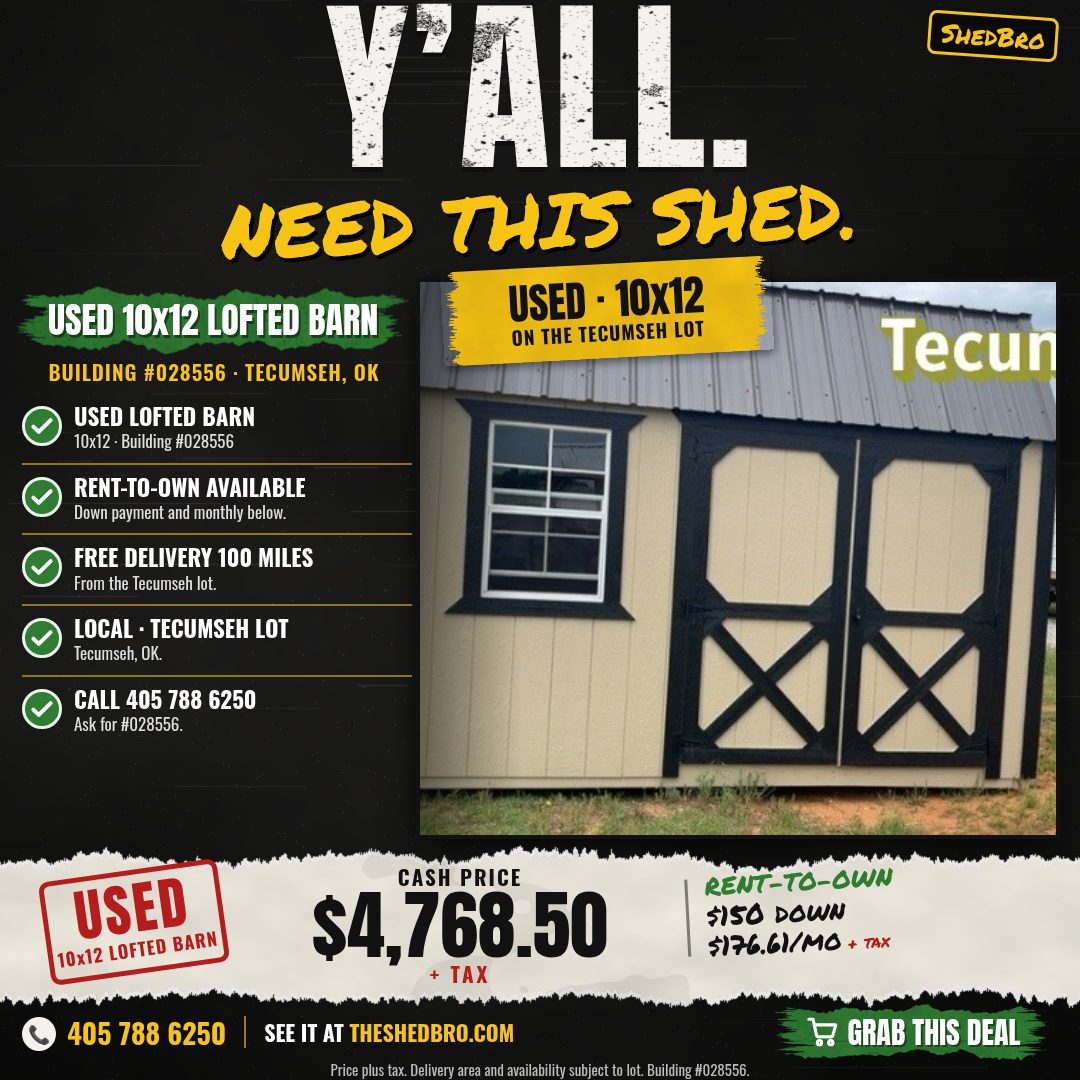 Lofted Barn 10x12 · #028556